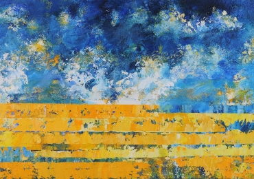 Rapproachement of horizons 120x200cm akryl na płótnie